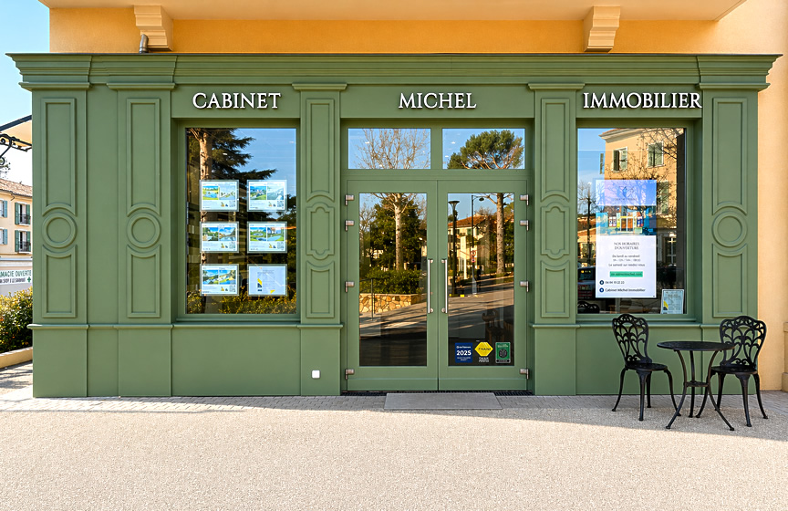 Photo de notre agence immobilière à Roquefort-les-pins